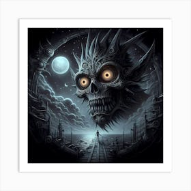 Skeleton 3 Art Print