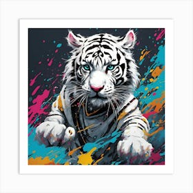 White Tiger 16 Art Print