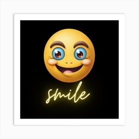 Smile Art Print