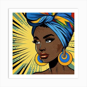 Ireti Pop African Woman Art Print