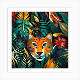 Jungle Leopard Art Print