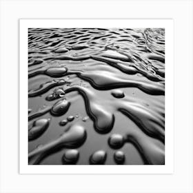 Water Droplets 2 Art Print