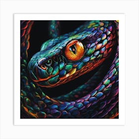 Snakes 1 Art Print