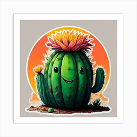 Cactus Sticker 1 Art Print