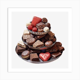 Chocolates On A Tray 1 Art Print