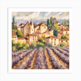 Provencal Tranquility Impressionist Masterpiece Of Southern France (3) Art Print