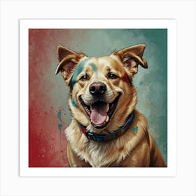 Dog Painting 1 Art Print