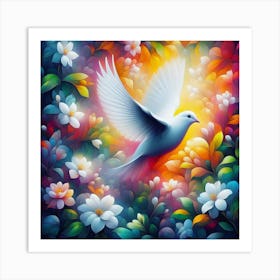 peace bird4 Art Print