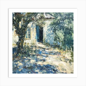 Greek House, Early Afternoon Art Print