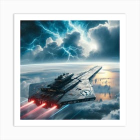 Star Wars Battleship Art Print