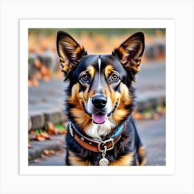 German dog 2 Art Print