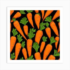 Carrot As A Frame (87) Art Print