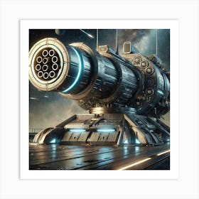 Long Range Corrosive Artillery Cannon Art Print