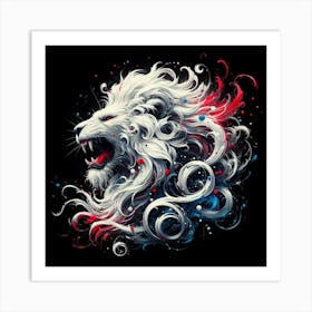 Lion Art Art Print