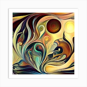 Abstract Painting 6 Art Print