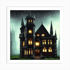 Stormy Night Art Print