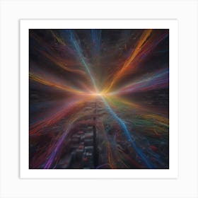 Abstract Space - Space Stock Videos & Royalty-Free Footage Art Print