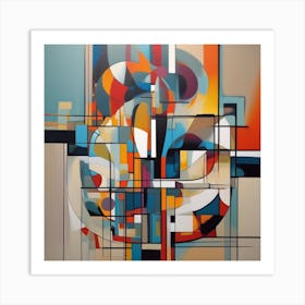 Modern Abstract Art Art Print