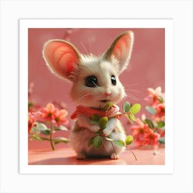 Cute Little Mouse 4 Art Print