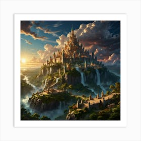 Fantasy Castle 10 Art Print