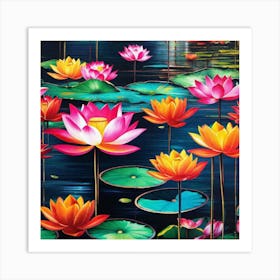 Lotus 11 Art Print