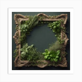 Frame Of Herbs 21 Art Print