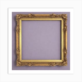 Gold Frame Art Print