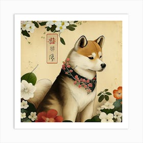 Shiba Inu Art Print