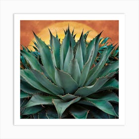 A Mesmerizing Illustration Of An Agave Plant Trans Wnhnhfa1rboo25anlq73gw E1msfgfxrrohfunmyitmoq Art Print