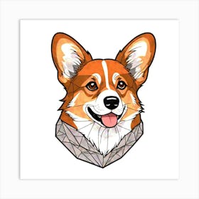 Corgi Illustration Art Print