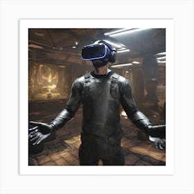 Vr Headset 21 Art Print