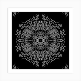 Abstract Mandala Art Print