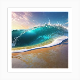 Ocean Wave Art Print