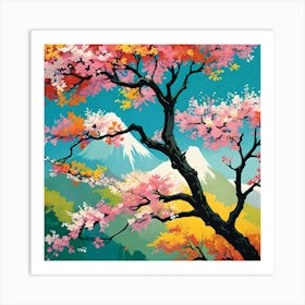 CHINESE SAKORA BLOSSOMS Art Print