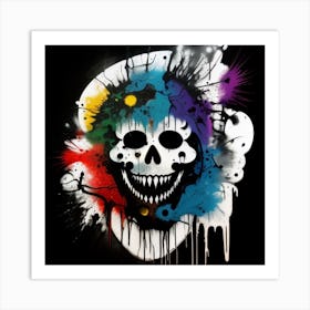 Skull Painting 1 Art Print