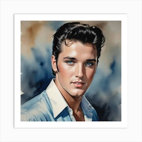 Elvis Presley 3 Art Print