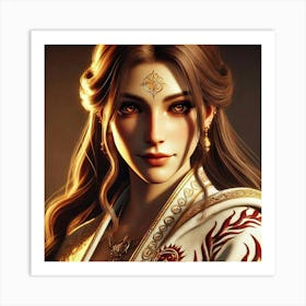 Priestess Kaida 2 1 Art Print