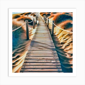 Path To The Beach Art Print