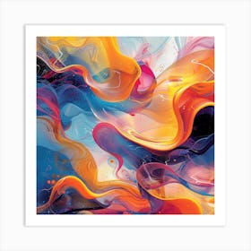 Abstract Painting 115 Art Print