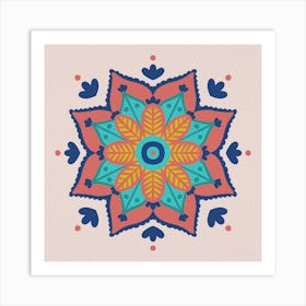 Abstract mandala Affiche