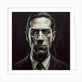 H P Lovecraft Art Print