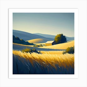 Landscape Painting 92 Art Print