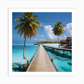 Maldives Art Print