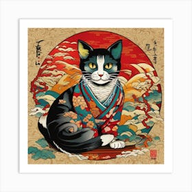 Ornate Cat Art Print