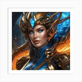 Elven Warrior xc Art Print