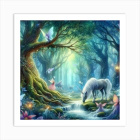 Fairy Forest art 1 Art Print