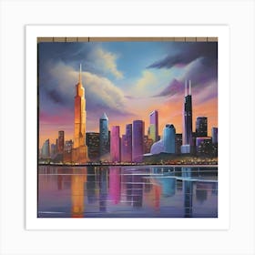 Chicago Skyline Art Print