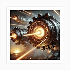 Energy Railguns Olympus Dreadnought Art Print