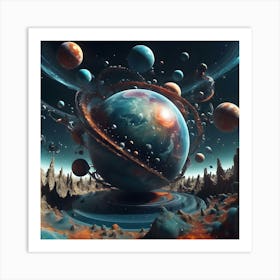 3d Universe 1 Art Print