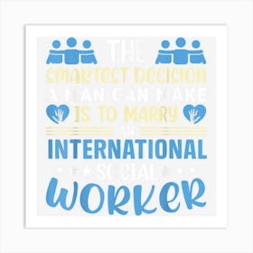 International Social Worker Occupation Profession Art Print